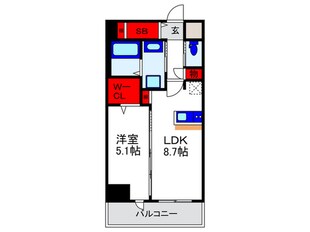 エールグラン豊中本町の物件間取画像